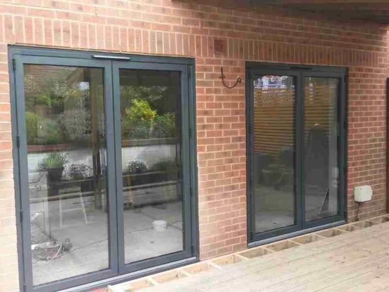 Grey Doors - Custom Glaze