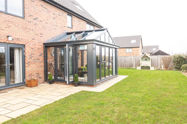 grey double glazed conservatory