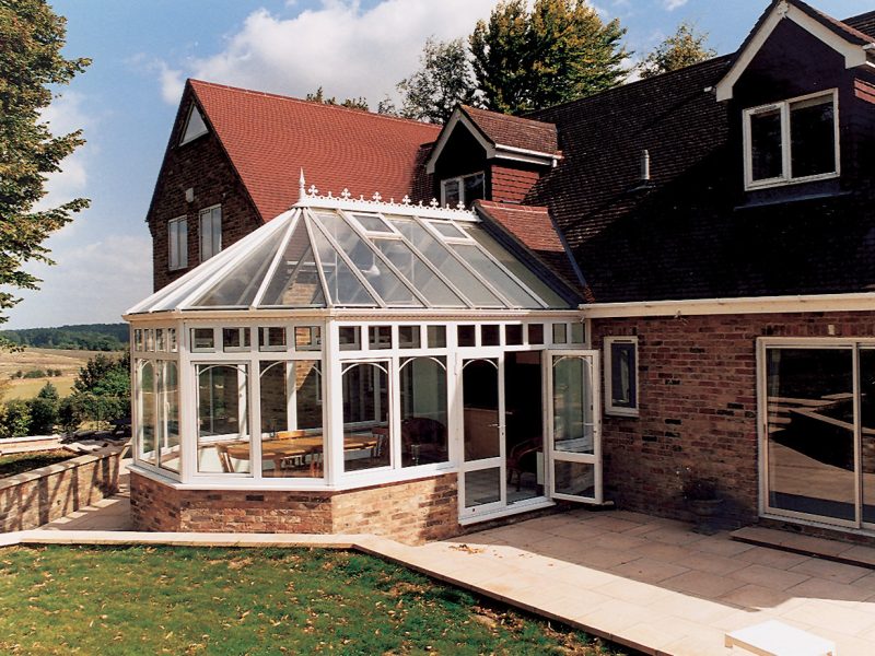 Large White Conservatory - Custom Glaze