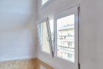 open white uPVC tilt and turn window to improve air circulation