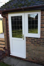 uPVC Single Doors - Custom Glaze