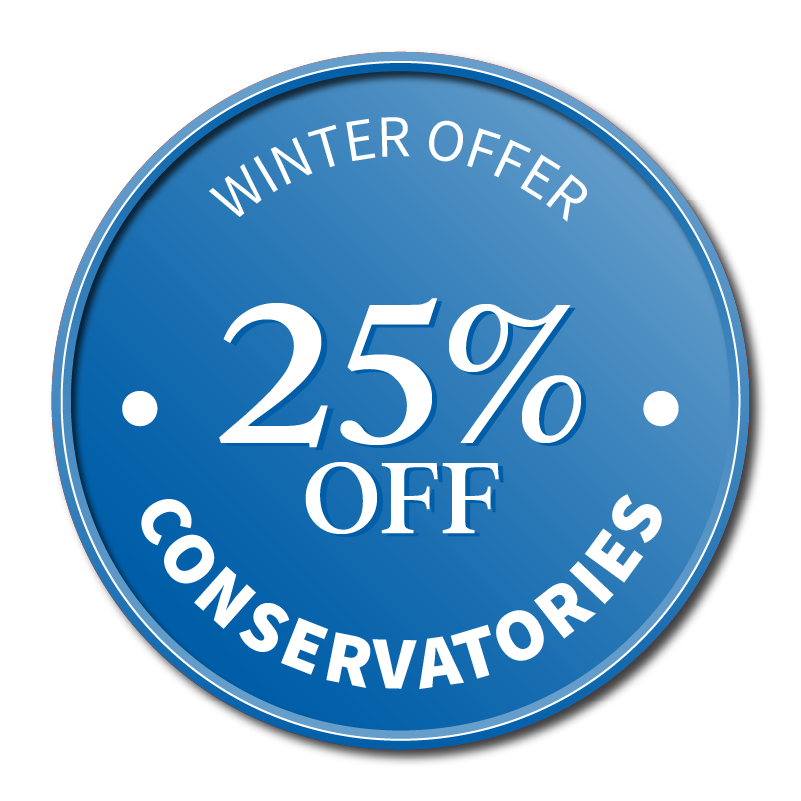 25% off conservatories