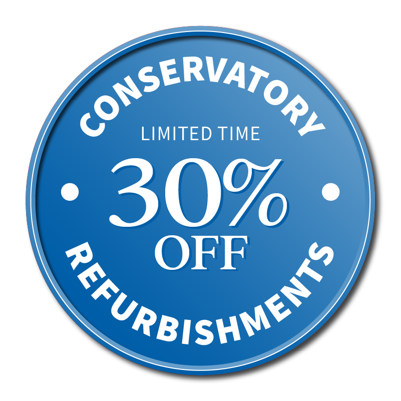30% off conservatory refurbishments